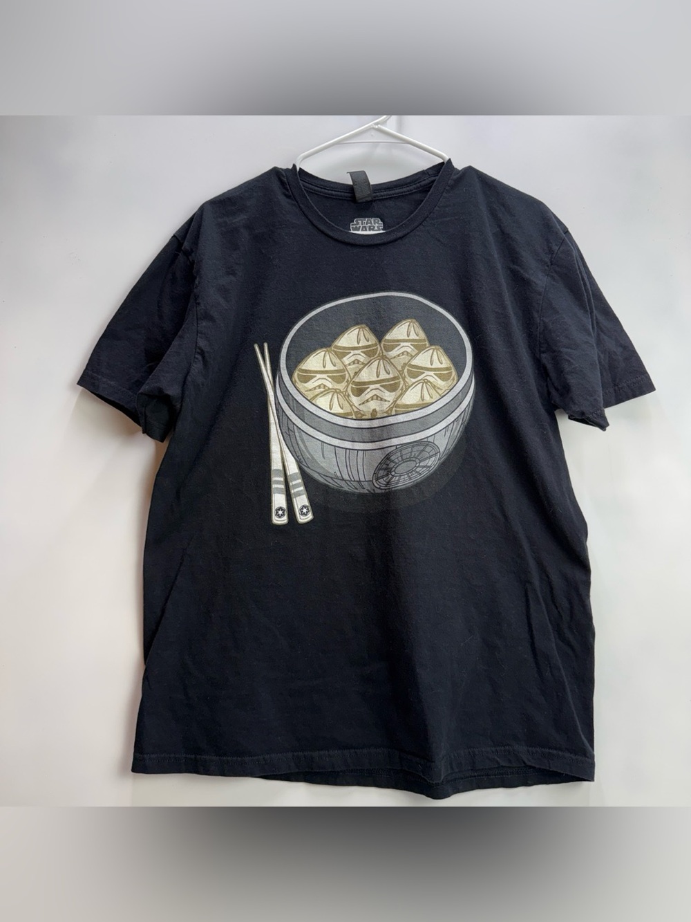 Star Wars Hot Topic Men’s Stormtrooper Dumpling Death Star Graphic Tee